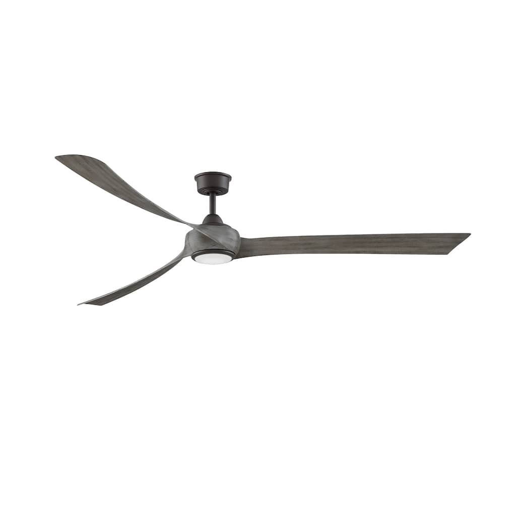 Wrap Custom Indoor/Outdoor Ceiling Fan Motor - Matte Greige