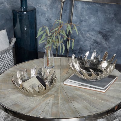Aluminum Contemporary Decorative bowls 6 x 14 x 13