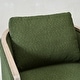 preview thumbnail 28 of 165, KINWELL 31"W Oak Frame Upholstered Swivel Barrel Armchair