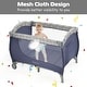 preview thumbnail 8 of 8, Gymax Foldable Baby Playard Portable Playpen Nursery Center w/ - See Details