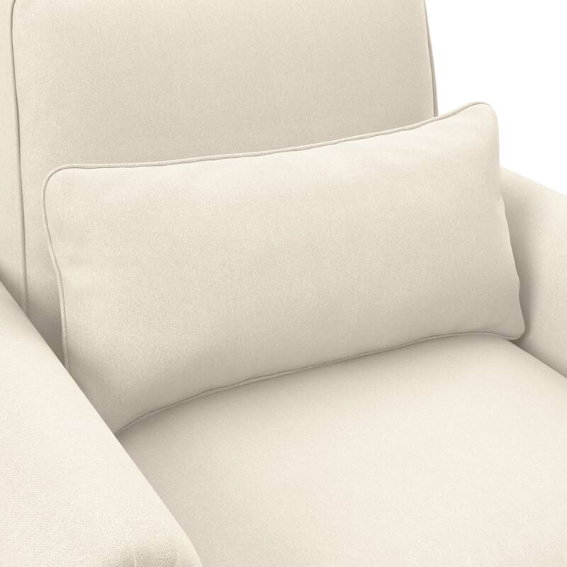 Bush Furniture Coventry Living Room Accent Chair with Ottoman Set