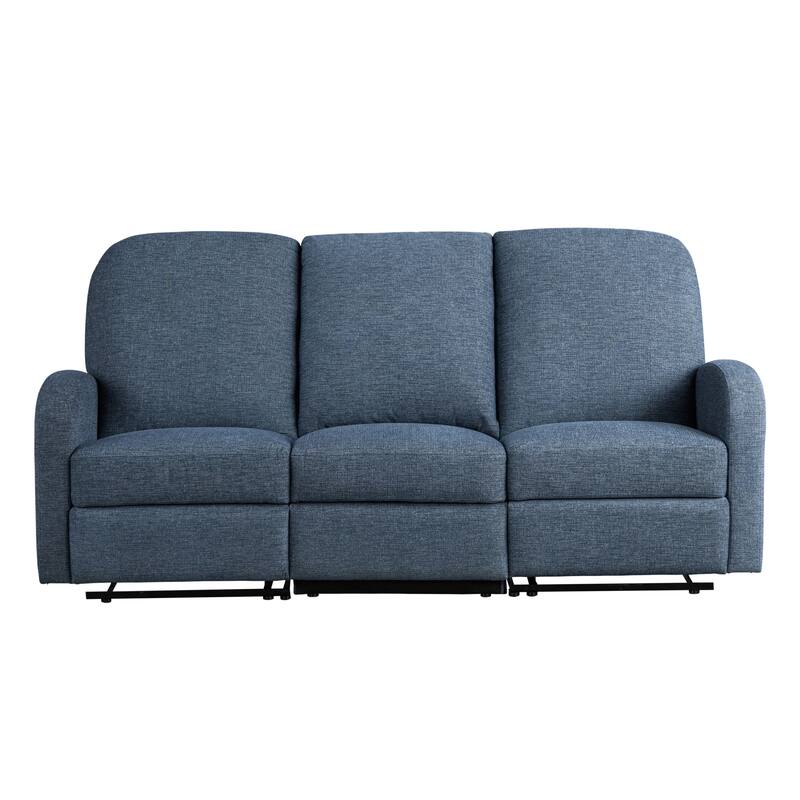 Relax-A-Lounger Parker Reclining Sofa in Woven Polyester Fabric
