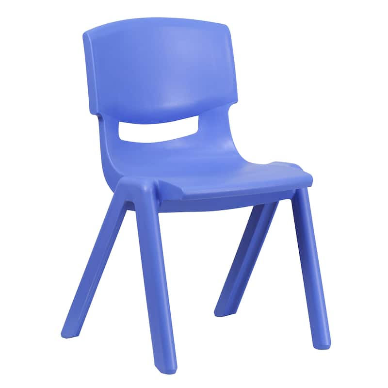 5 Pack Plastic Stackable School Chair with 15.5'' Seat Height
