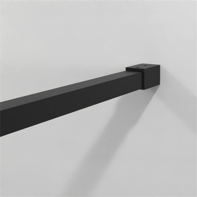 46" X 72" Shower Screen Walk-in Wet-room Black