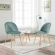 preview thumbnail 37 of 176, Homy Casa Mid-Century Modern Fabric Dining Chairs (Set of 2)