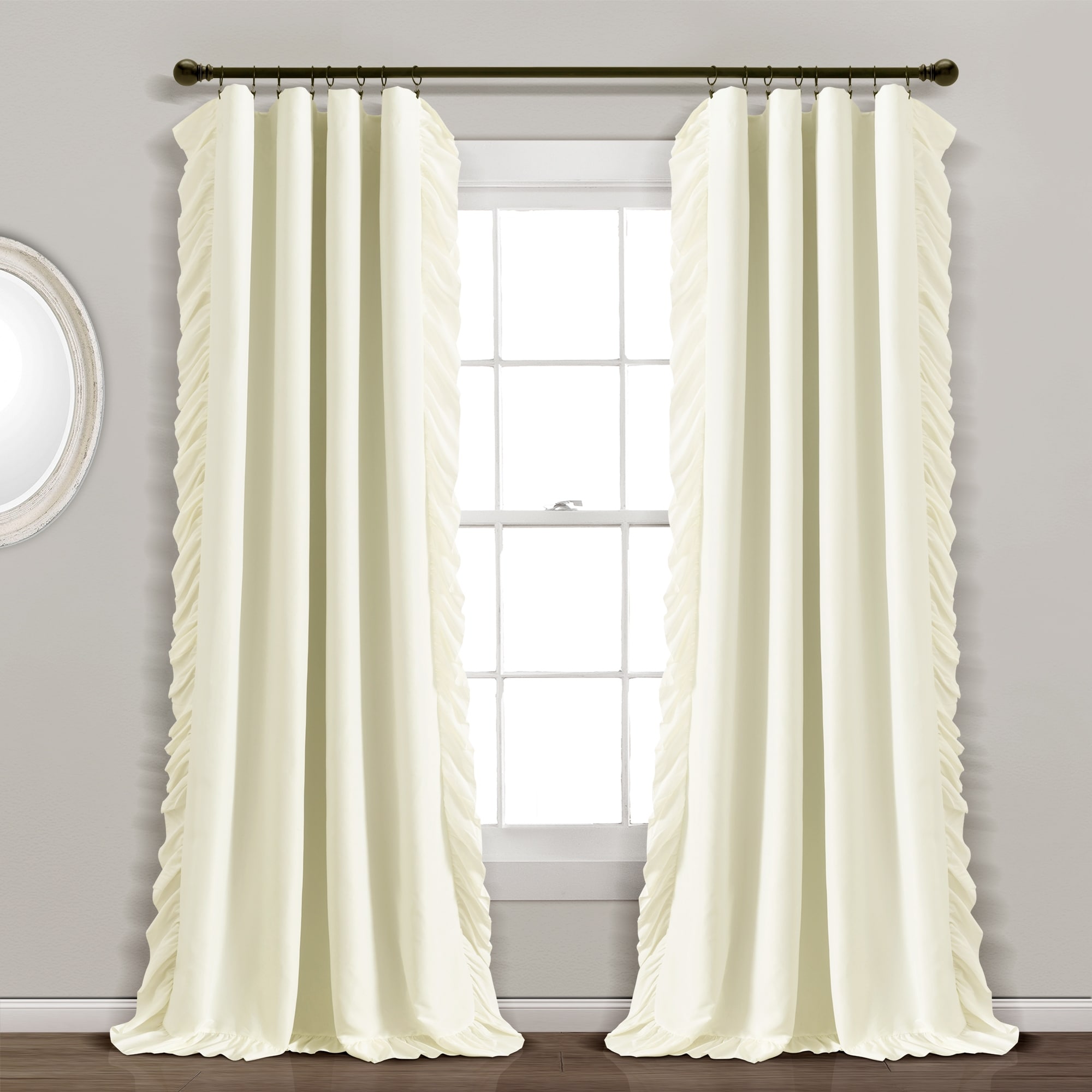 Lush Decor Reyna 100 percent Lined Blackout Window Curtain Panel