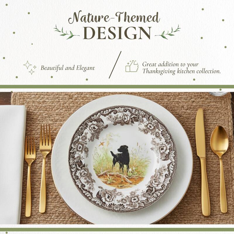 Spode Woodland Assorted Animals Salad Plate