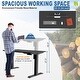 preview thumbnail 40 of 40, Futzca Height Adjustable Electric Standing Desk Sit Stand Computer Stand up Desk with Splice Board(White)