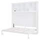 preview thumbnail 13 of 28, Murphy Bed Wall Bed with Top Shelves & USB
