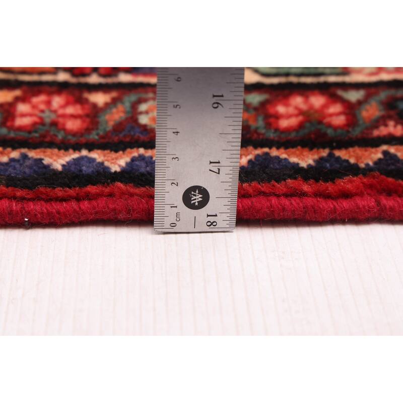 ECARPETGALLERY Hand-knotted Andelz Red Wool Rug - 4'9 x 8'5