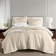 preview thumbnail 11 of 33, Chelsea Square Reese Modern Lightweight Chambray Print Comforter Set Neutral - King