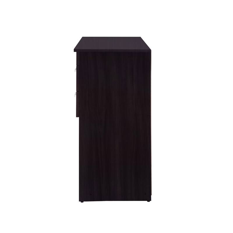 Home Office Workstation with Storage, Espresso