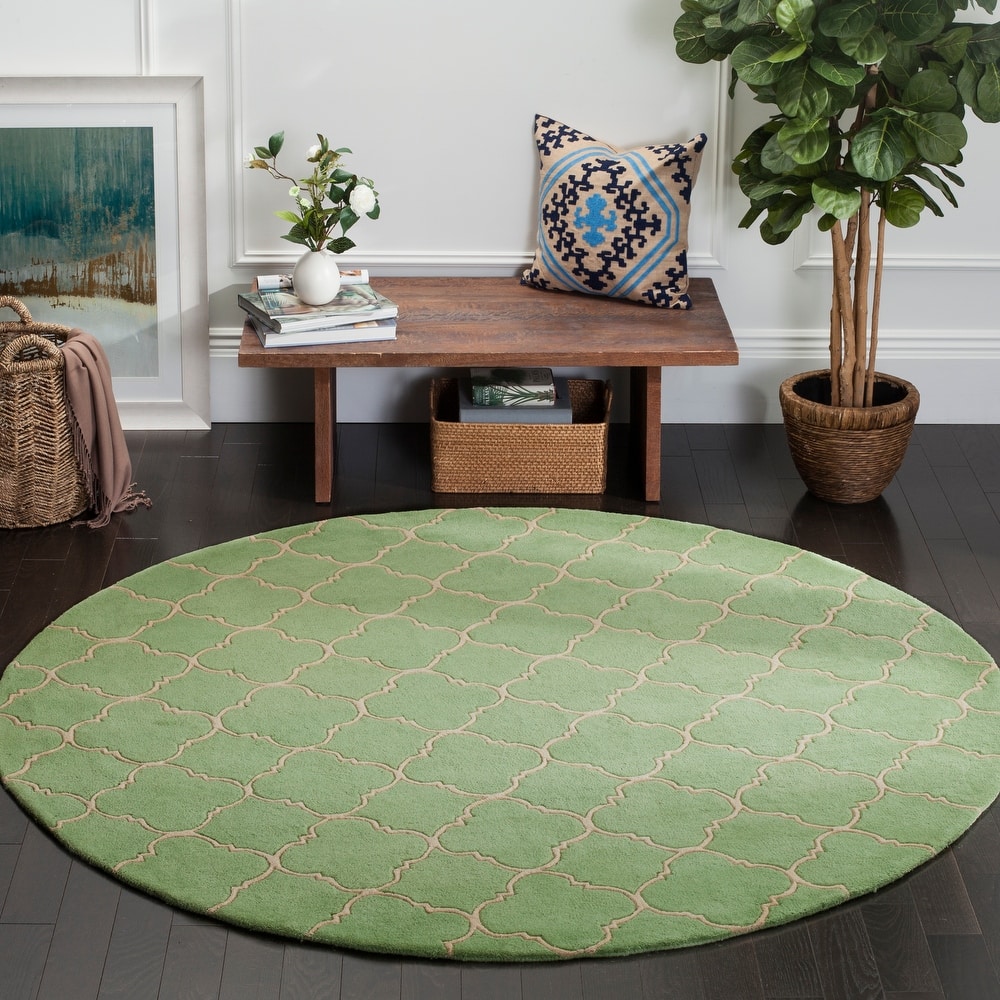 SAFAVIEH Handmade Chatham Nhuong Modern Moroccan Wool Rug