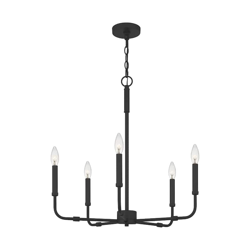 Bellevue Della 5 Light 24" Wide Taper Candle Chandelier