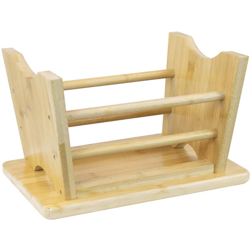 Sorbus Bamboo Step Stool, Small Wooden Stool, Bed Stool, Footrest, & Potty Training Stool for Kids, Holds Up to 300 Lbs