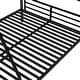 preview thumbnail 16 of 15, Modern L-Shaped Twin over Full Bunk Bed with Twin Size Loft Bed, Black