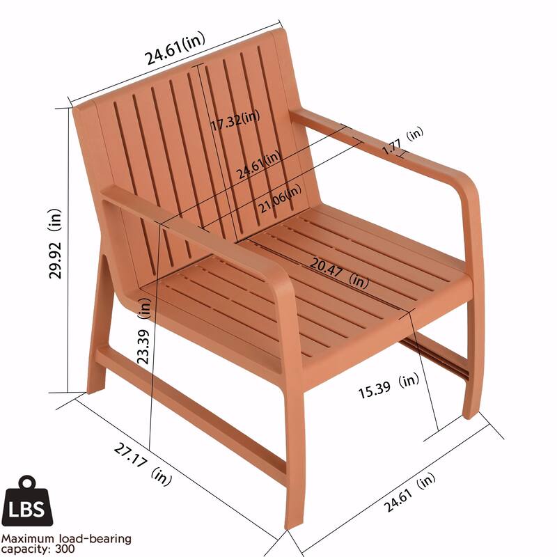 Space-Saving Patio Furniture Set with UV-Resistant Fabric