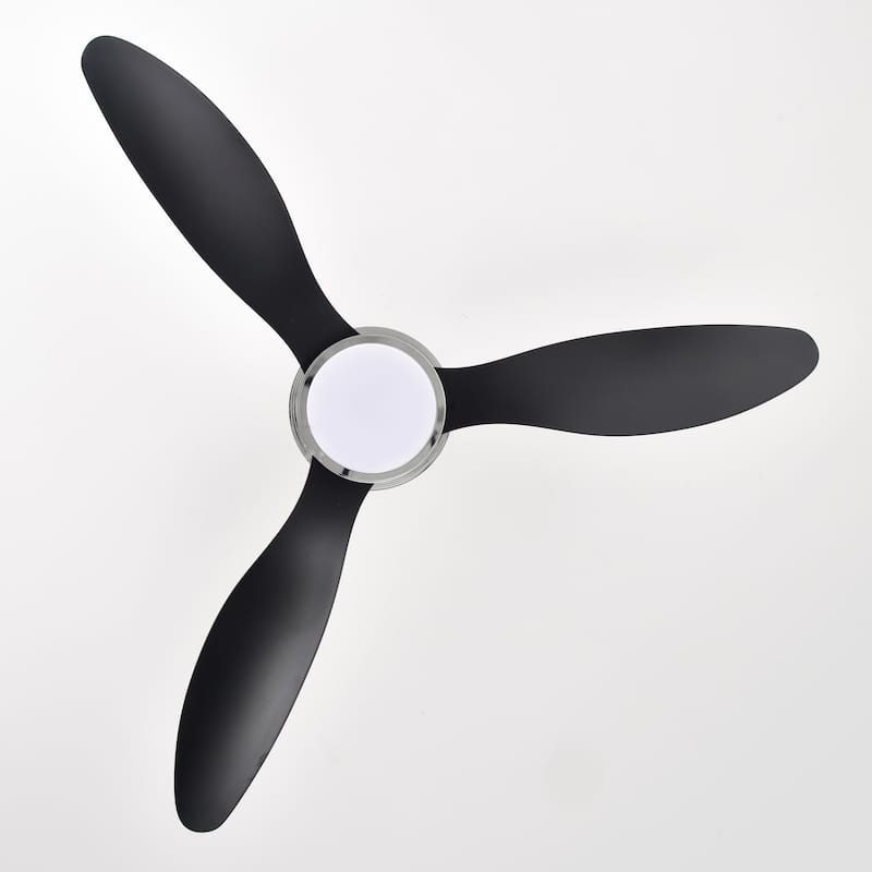 Modern Minimalist Ceiling Fan Light with 3 Blades and DC Motor, Speed Adjustment Function for Bedroom and Living Room