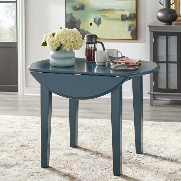 Simple Living Rollo Solid Wood Drop Leaf Dining Table - On Sale