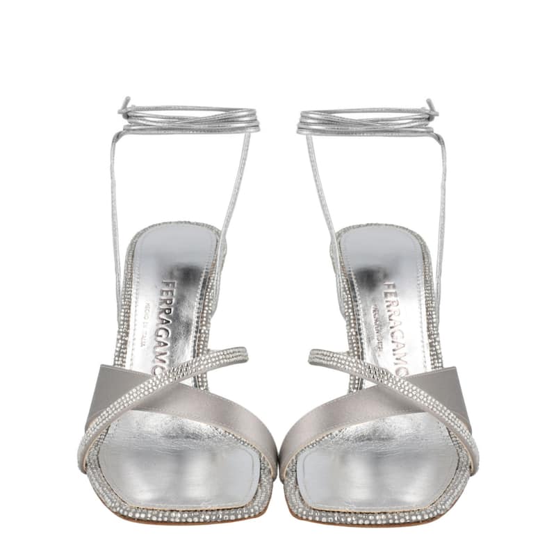 Ferragamo Allegra X5 Crystal Embellished Heels