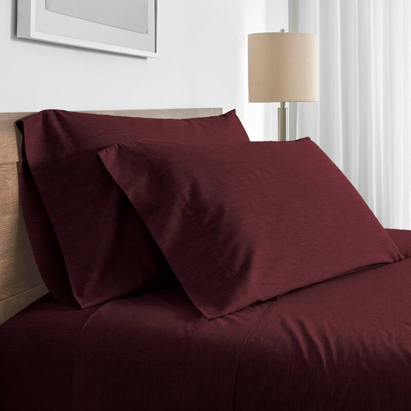 Modern Living Solid Bed Sheet Set or Pillow Cases