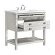 preview thumbnail 56 of 63, Monterey 37-inch Farmhouse Marble Solid Wood Bathroom Vanity