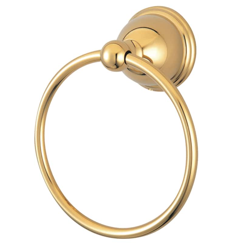 Kingston Brass Restoration 6-Inch Towel Ring - Polished Brass