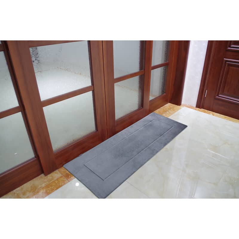 Ultra-Soft Extra-Thick Non-Slip Memory Foam Long Bath Runner Mat 2 ft x 5 ft