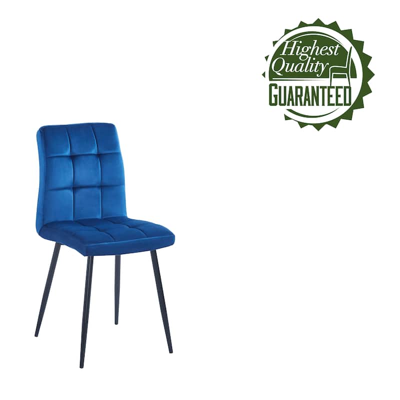 Porthos Home Pacie Dining Room Chairs Set Of 4, Velvet And Iron Legs