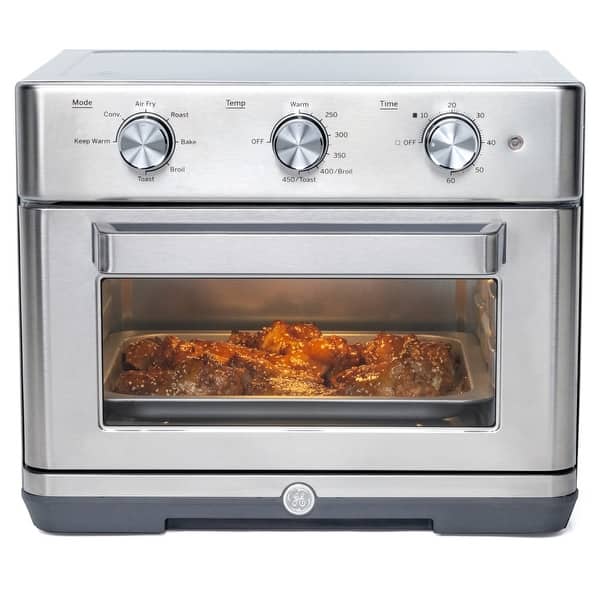 slide 2 of 6, GE Mechanical Air Fry 7-in-1 Toaster Oven