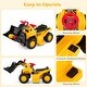 preview thumbnail 4 of 3, Costway 6V Electric Kids Ride On Bulldozer Pretend Play Truck Toy with - See Details
