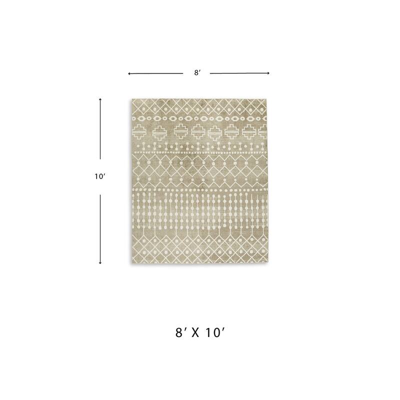 Signature Design by Ashley Bunchly Tan/Brown/Cream Rug