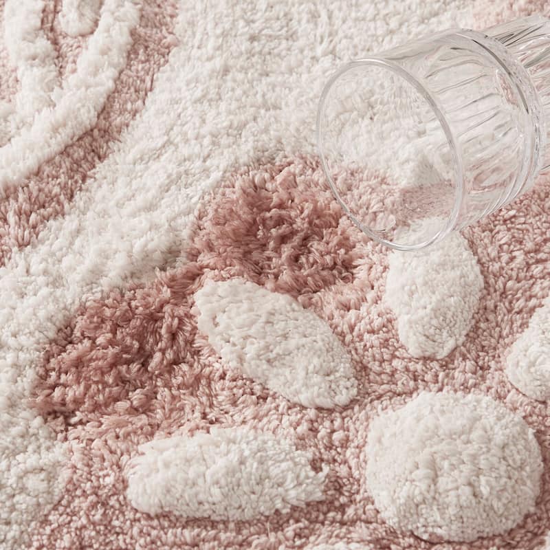 Madison Park Marrakesh Medallion Cotton Tufted Bath Rug