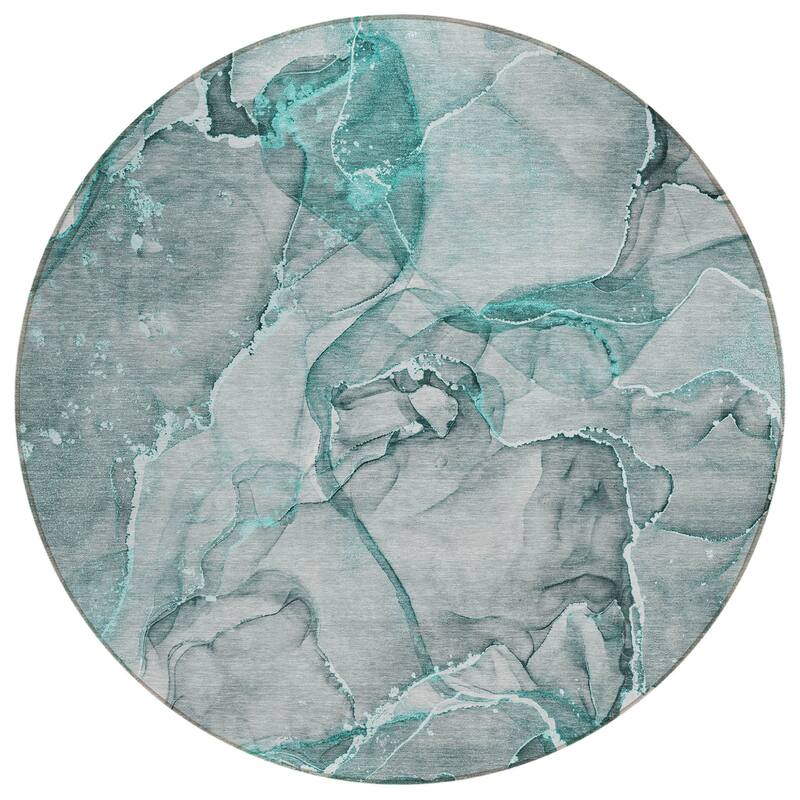 Lalu Artistic Abstract Weather Resistant Versatile Elegance Outdoor Rug