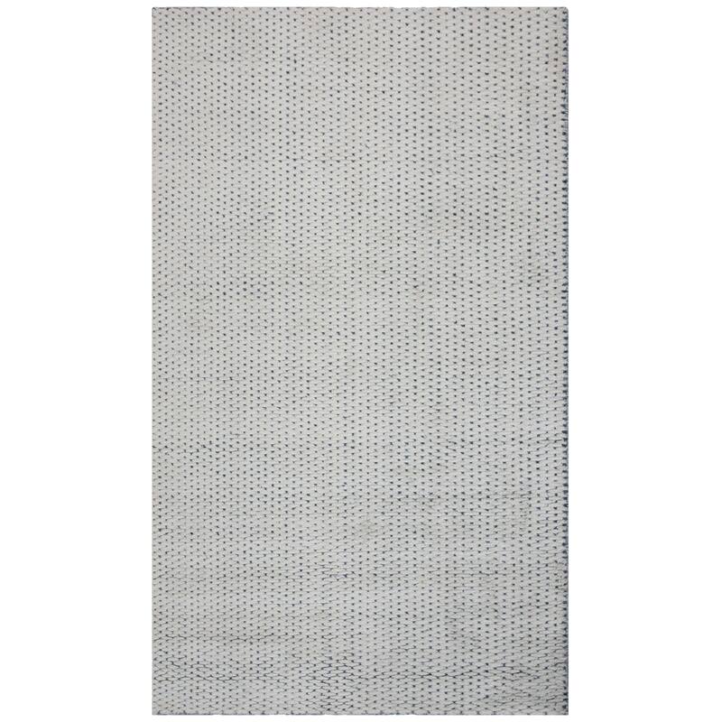 Alora Decor Haze Contemporary Basketweave Area Rug - 5' x 8' - Blue