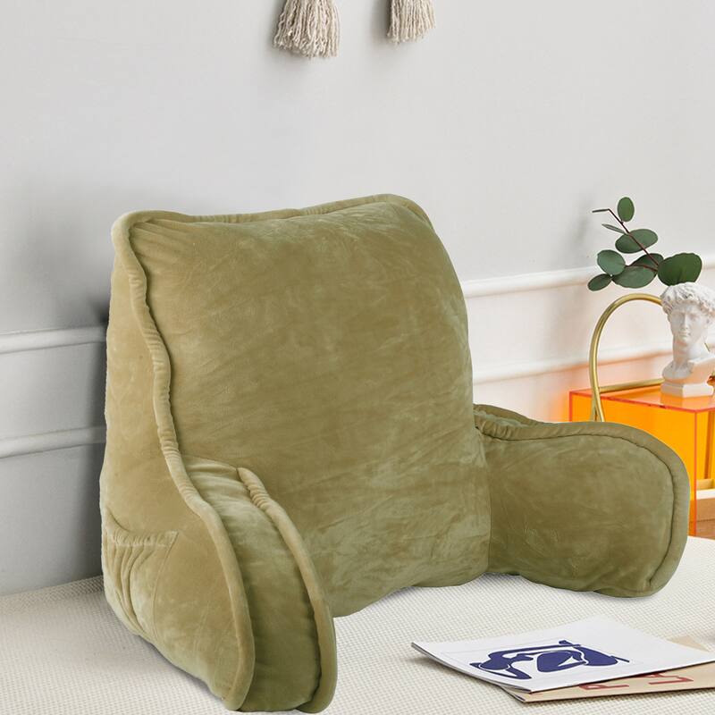Super soft Lounger Bedrest Reading Pillow - Slate Green