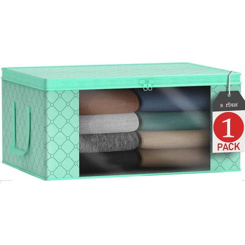 Storage Organize Bags (Single) - 13.5" L X 19" W X 7.5" H - Teal