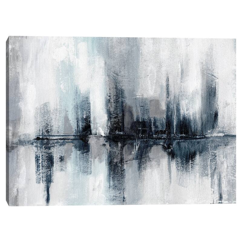 Indigo Harbor Lights by Nan Canvas Art Print