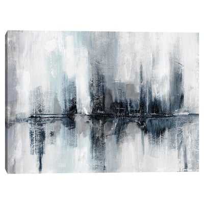 Indigo Harbor Lights by Nan Canvas Art Print
