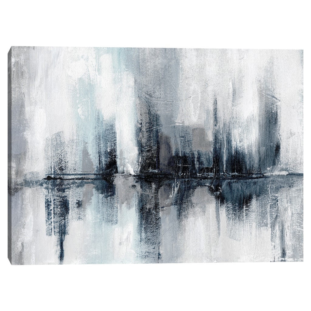 Indigo Harbor Lights by Nan Canvas Art Print