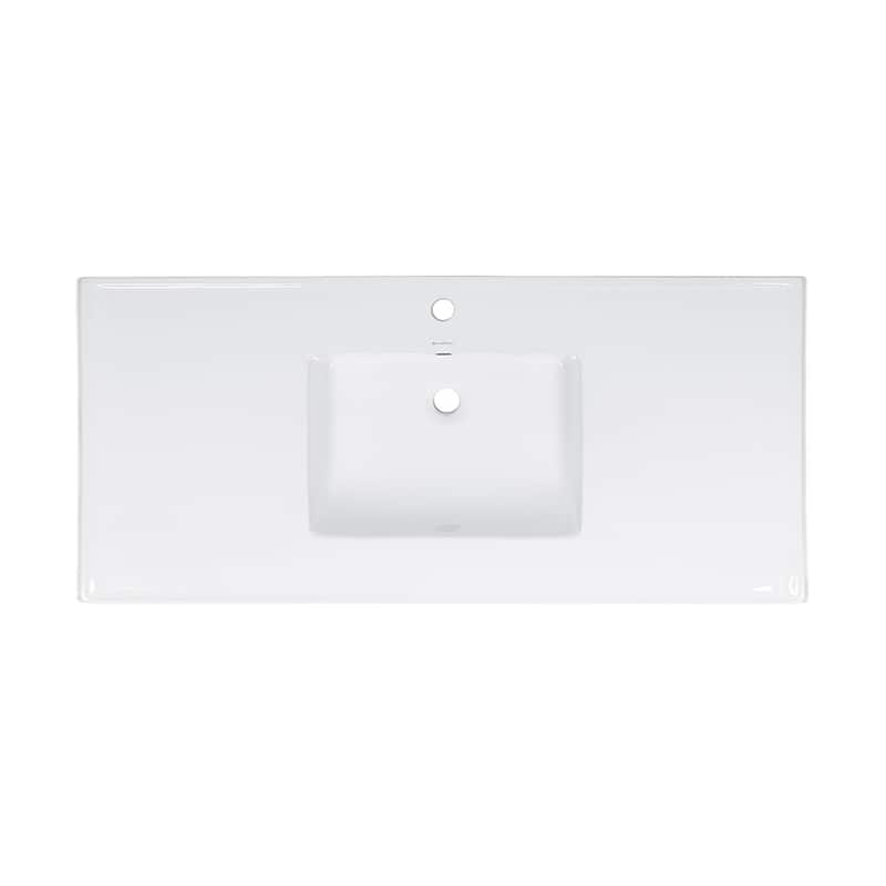 48 Ceramic Vanity Sink Top - 48"