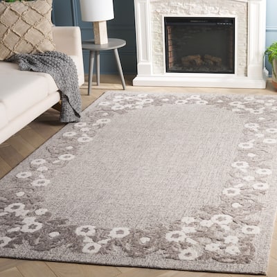 SAFAVIEH Handmade Ebony Vasilij Modern & Contemporary Wool Rug