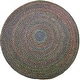 preview thumbnail 9 of 27, Rhody Rug Katie Indoor/ Outdoor Braided Area Rug Dark Taupe - 4' Round
