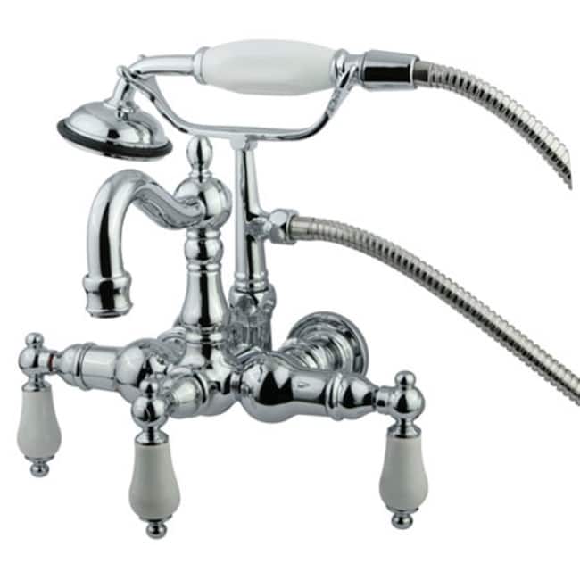 Kingston Brass Vintage Wall Mounted Clawfoot Tub Filler with Personal