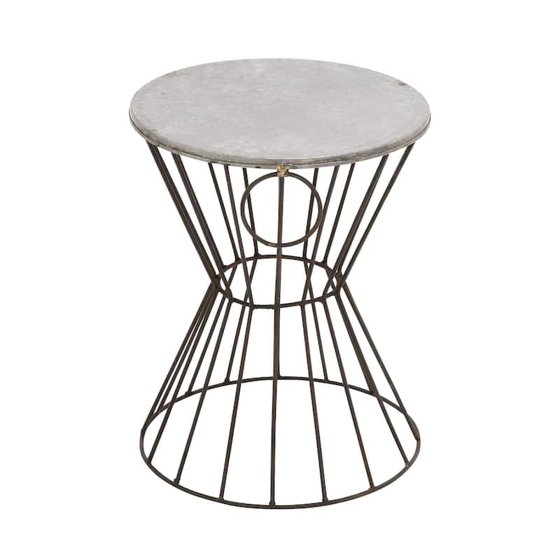 Metal Accent Table - Gray - Roche River Decor - Gray