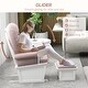 preview thumbnail 9 of 30, Nursery Glider Rocking Chair w/ Ottoman, Thick Padded Cushion Seating