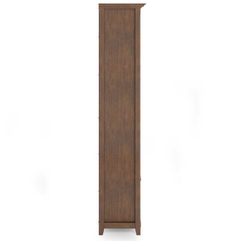 WYNDENHALL Halifax 30" Wide Solid Wood Transitional 5 Shelf Bookcase - 30"w x 14"d x 70" h