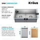 preview thumbnail 156 of 162, KRAUS Kore Workstation Undermount Stainless Steel Kitchen Sink