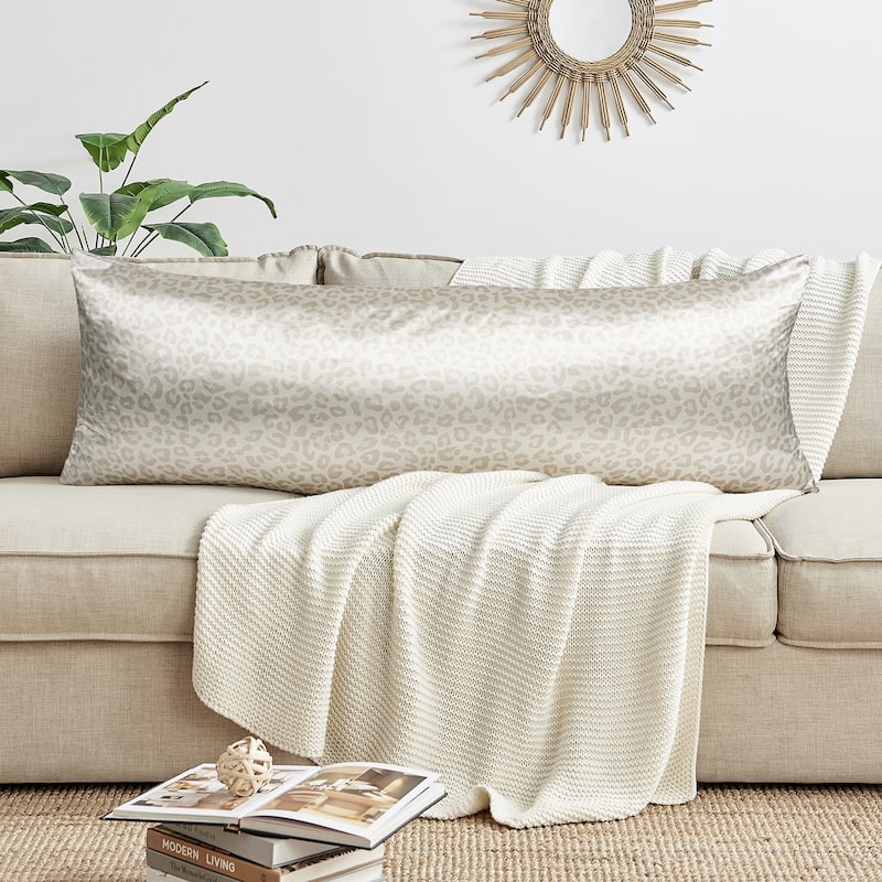 Sweet Jojo Designs Shabby Chic Animal Print Body Pillow Case (Pillow