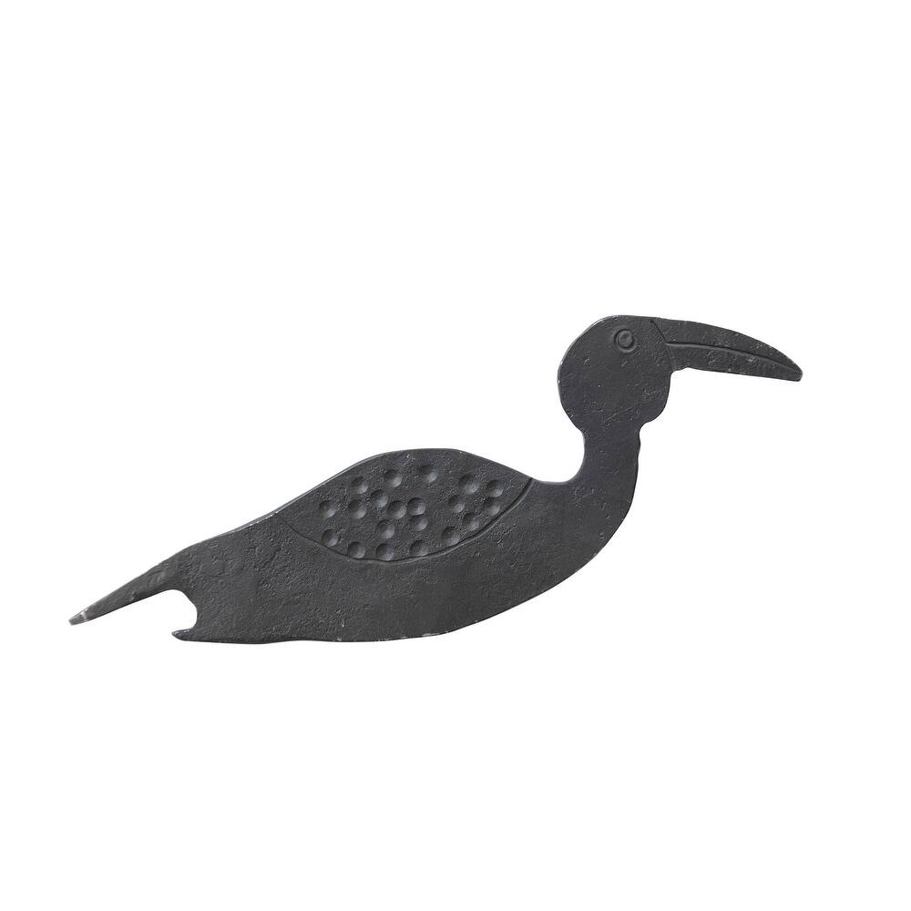 Metal Bird Shaped Bottle Opener - 6.0"L x 2.5"W x 0.3"H